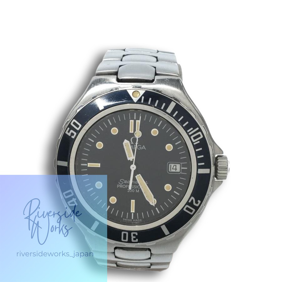 OMEGA Seamaster Analog Stainless Black Silver