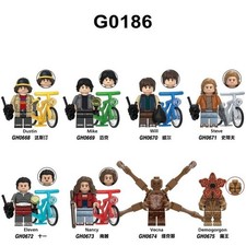 Stranger Things Halloween Custom Lego Minifigure Horror toy mini figure x 8