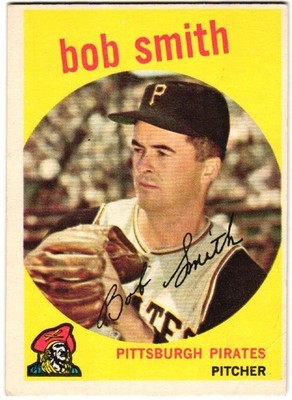 1959 Topps - Bob Smith #83 (RC) Corner Crease