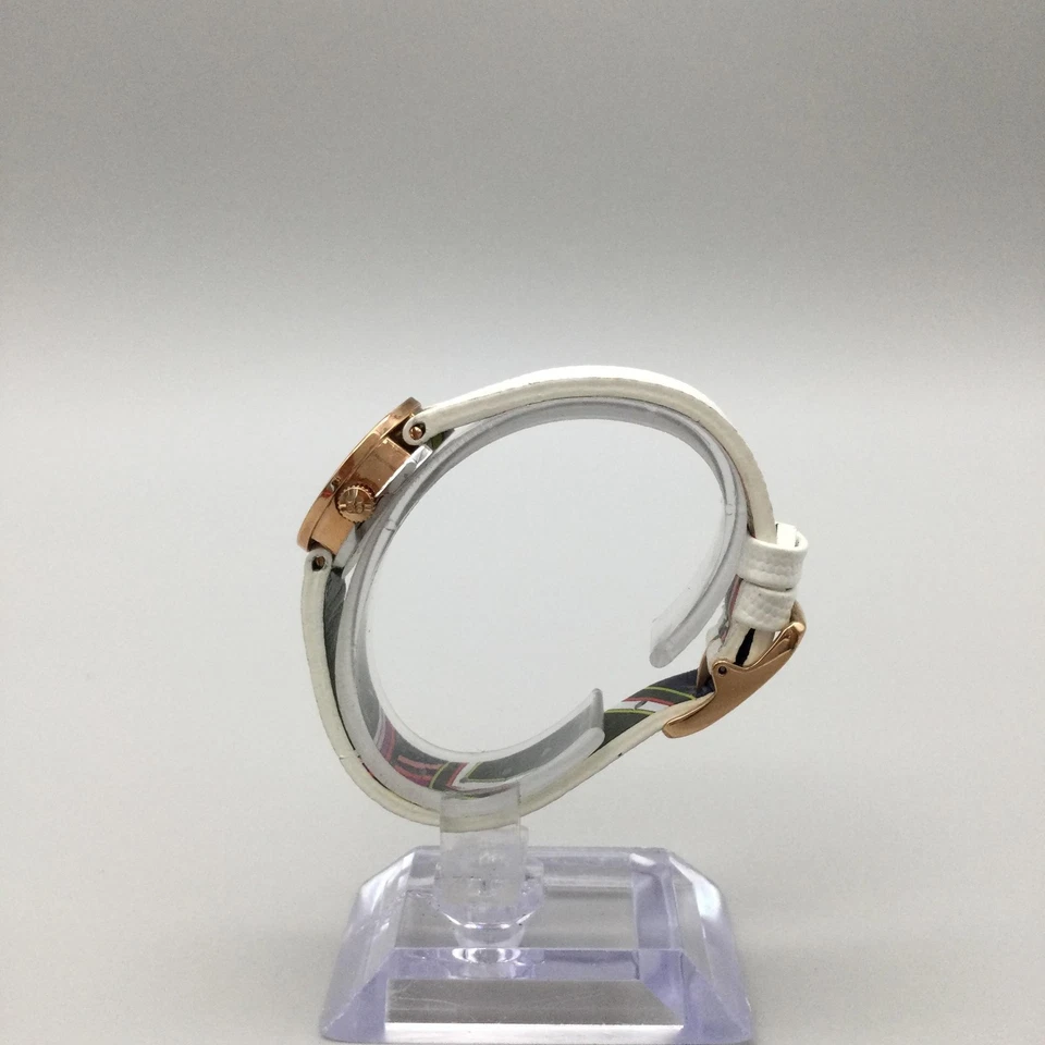 Ted Baker Seerena Reloj Mujer Esfera Blanca Tono Oro Rosa Minimalista Batería Nueva Foto 3 de 4