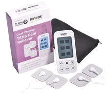 Image of Kinetik Wellbeing Dual-Channel TENS Machine for Pain Relief New