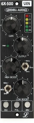 Lindell Audio 6X-500VIN Vintage Edition 500 Series Microphone Preamp & EQ
