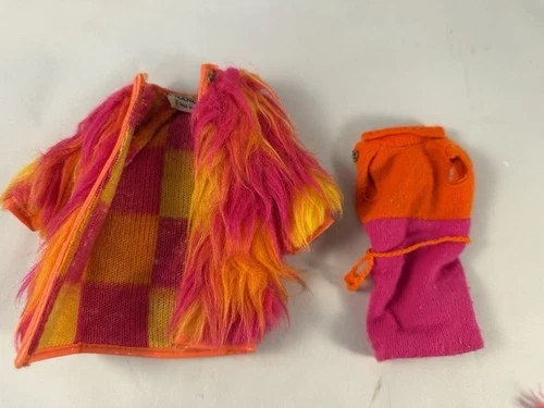 Vintage Mattel Francie Doll Wild Bunch #1766 Dress & Coat