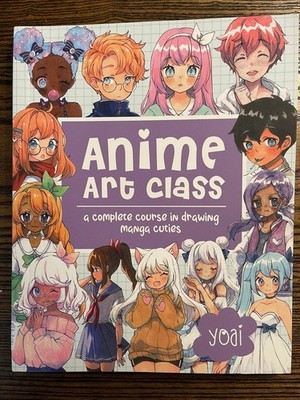 Anime Art Class Yoai 2021 Drawing Manga Cuties Tutorial Book Paperback: VG