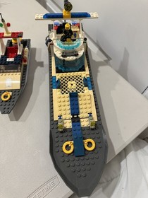 Lego City 7287 Police Boat & 4642 Fishing Boat - Incomplete/Partial Sets As Is