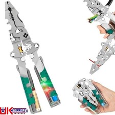 Folding Stylus Screwdriver Wire Stripper with Voltage Tester Electrical Pliers