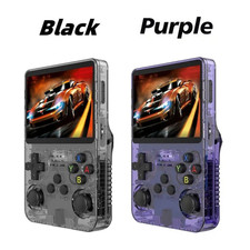 R36S Retro Handheld Konsole 128GB, Lila Schwa...