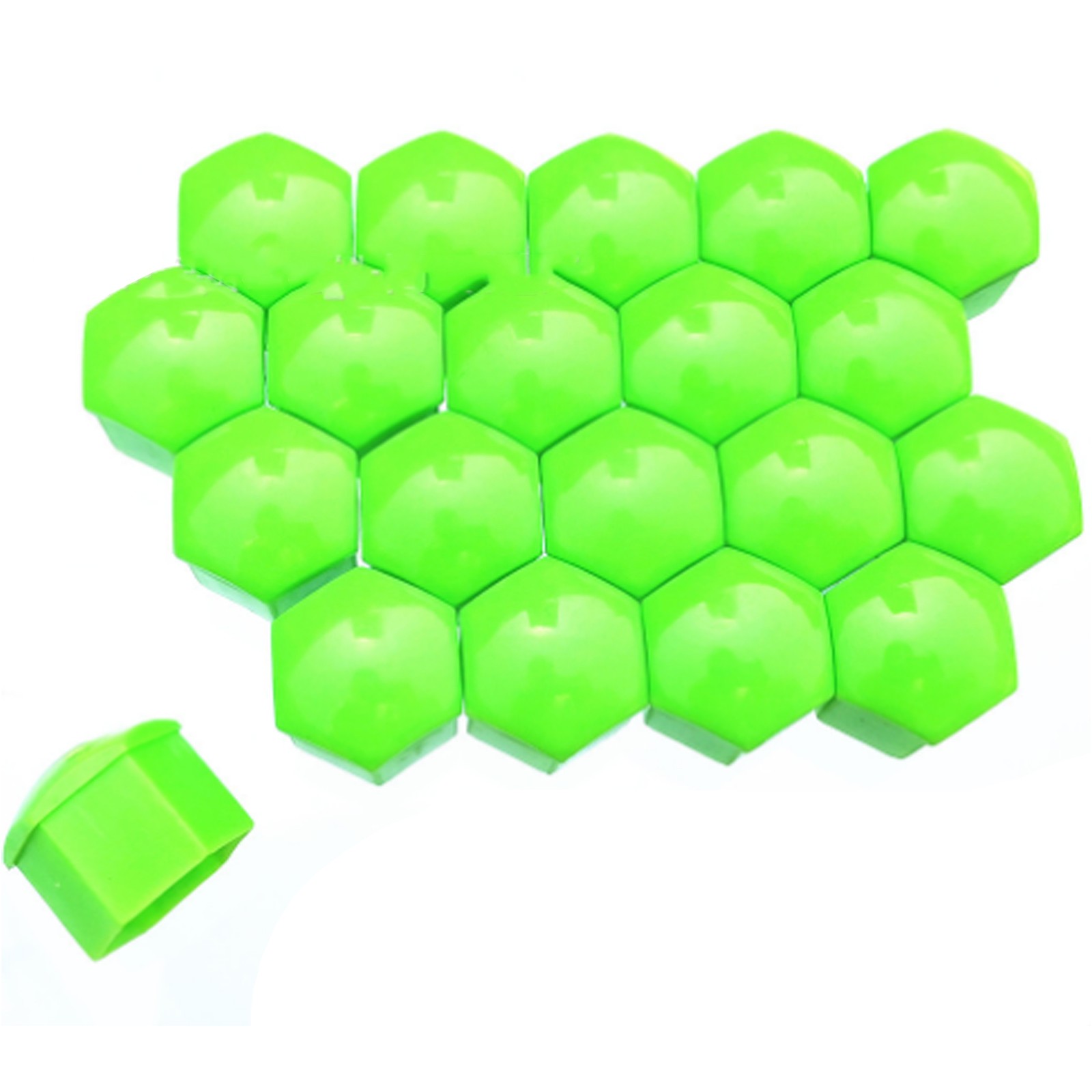 20PCS Car Wheel Hub Nut Protective Cover Dustproof Decor Snap In ABS