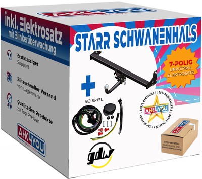 AHK GDW für Subaru Forester 13-19 starr + 7-pol ES ABE
