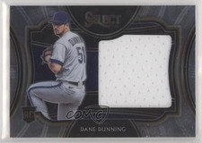 2021 Panini Select Horizontal Rookie Jumbo Swatches Dane Dunning #HRJS-DD 5c2