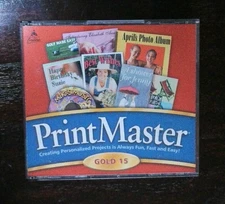 BroderBund PrintMaster Gold 15 Windows 98/ME/2000/XP