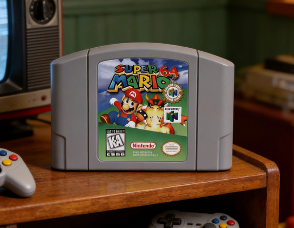 Super Mario N64 For Nintendo 64 US Version Free shipping