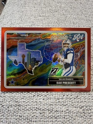 2024 Panini Zenith State of the Art Dak Prescott #5 Red /49