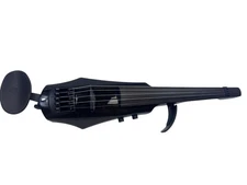 NS Design Wav V 5-String Electric Violin Transparent Black NO BOW W/ Case