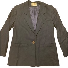 Vtg Pendleton Blazer Jacket Women Petite sz 6 100 Pure Virgin Wool Made in USA