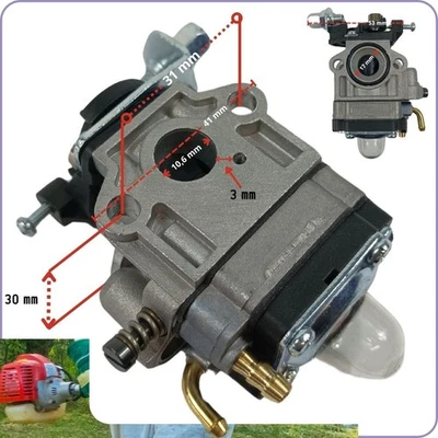TIPO WALBRO CARBURATORE WALBRO per decespugliatore WYK WYJ per ALPINA MCCULLOCH 25cc ricambi