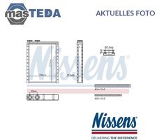 707286 WÄRMETAUSCHER INNENRAUMHEIZUNG NISSENS FÜR OPEL CORSA F
