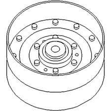 AH93318 Primary Countershaft Idler Pulley Fits John Deere