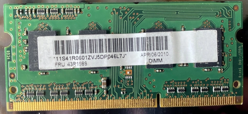 SAMSUNG 2GB DDR3 1333MHz PC3-10600S 204-pin SO-DIMM Laptop RAM non-ECC - Image 2 of 2