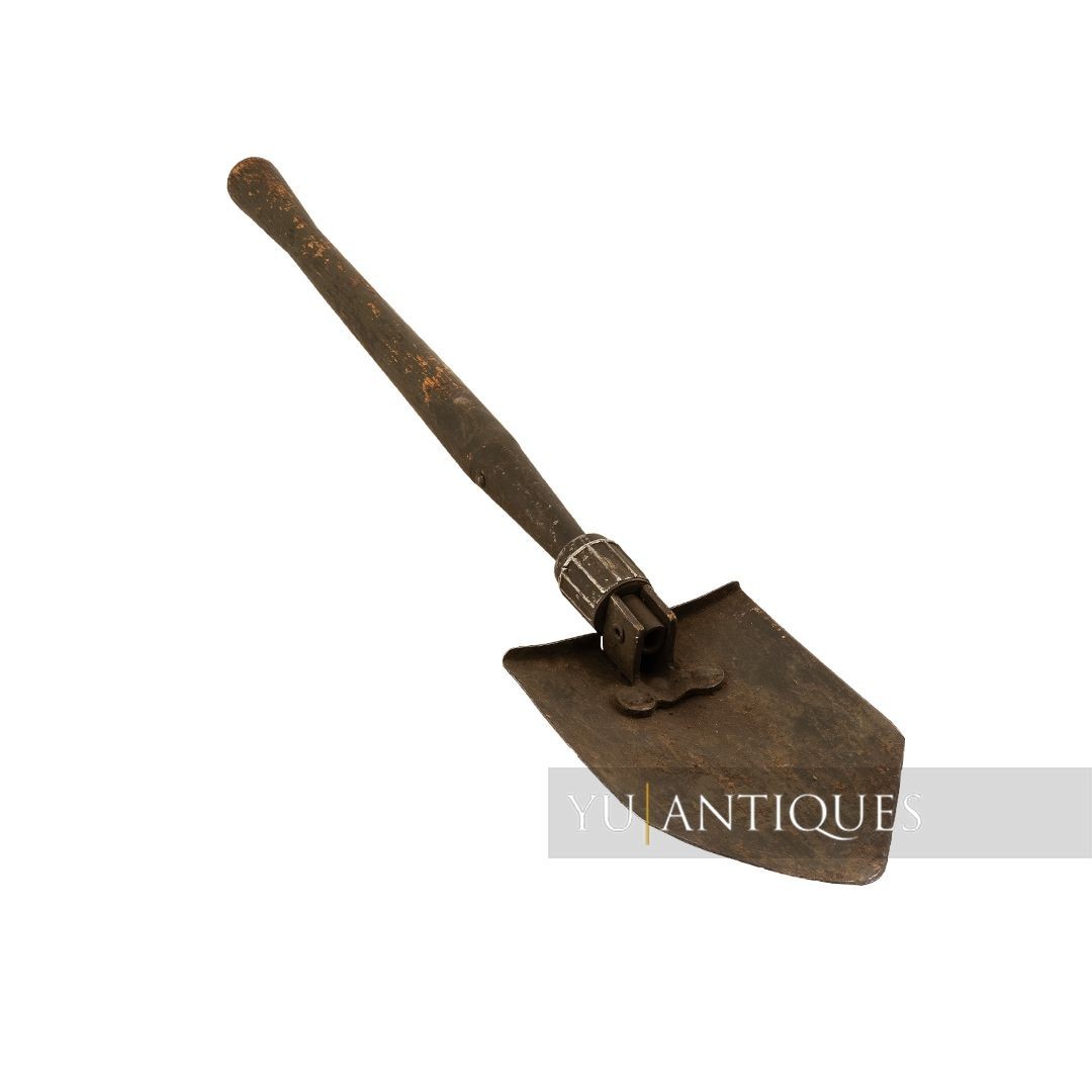 Vintage Old WW2 US Army USGI M1943 M43 Folding Trench Shovel E