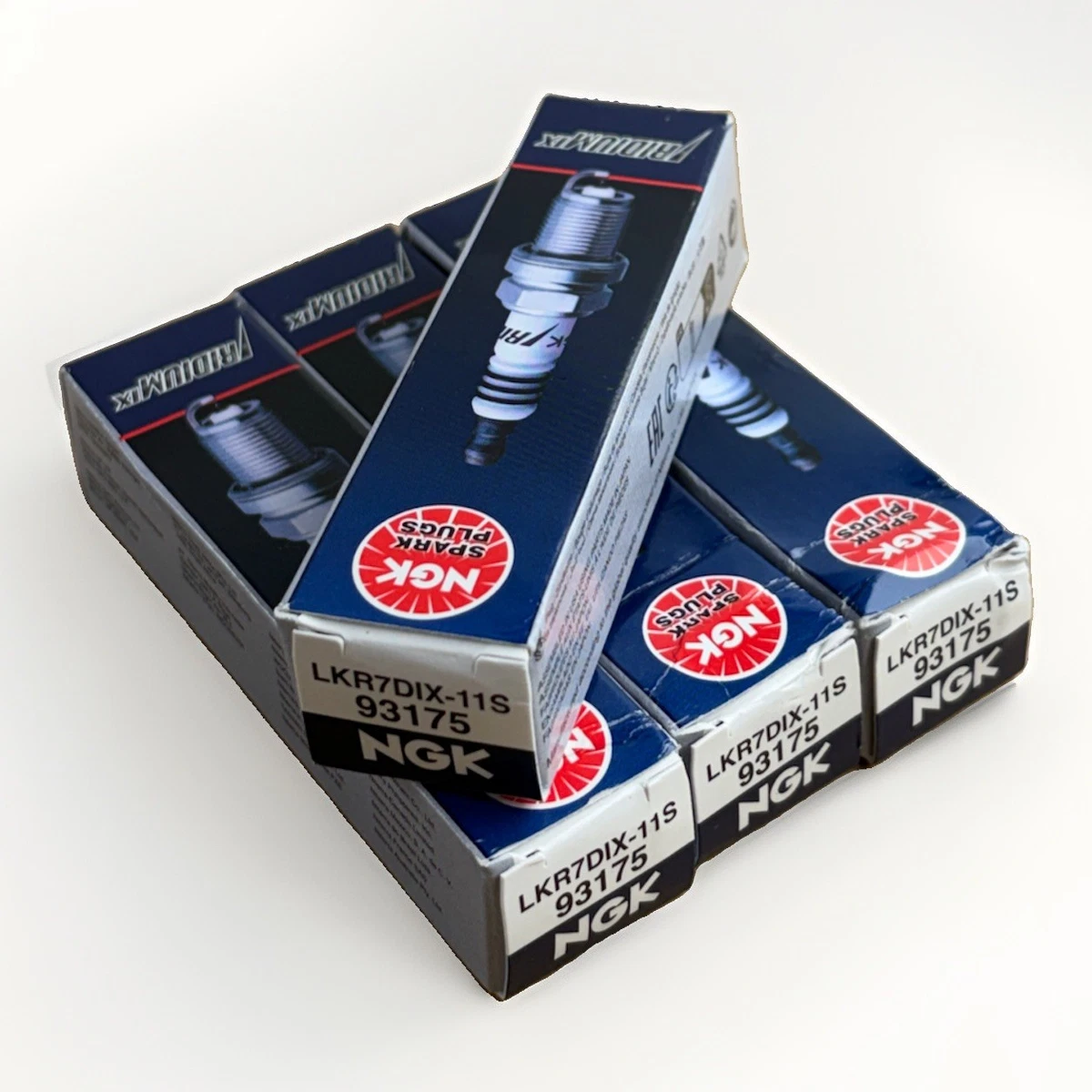 4x Genuine NGK 93175 Iridium IX Spark Plugs LKR7DIX‑11S fit Hyundai Honda photo 3
