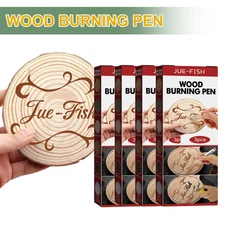 Wood Burning Kit Pyrography Pen Set for DIY Crafts Kids Safe Wood Art Marker
