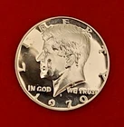 1970 S GEM BU PROOF KENNEDY HALF DOLLAR PF/PR 40% Silver UNCIRCULATED COIN