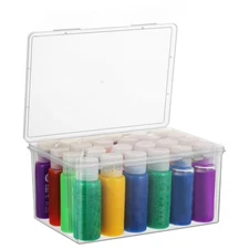 Rainmae Paint Storage Box Plastic Lid Fits 20 2 fl oz Acrylic Paint Bottles s27