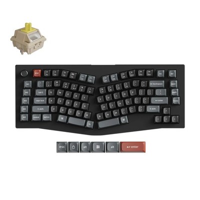 Keychron V10 Ultra 8K Kabellose Mechanische Tastatur QWERTY US POM Switch Banana