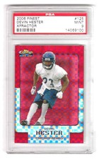 2006 Devin Hester Finest RED XFRACTOR 99 of 250