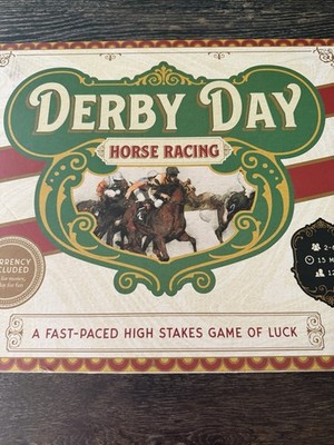Derby Day Horse Racing Boardgame Brybelly Clean Open Box See Pictures