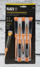 Klein Tools 85615INS 5-Piece Insulated Precision Screwdriver Set - NEW