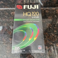 BRAND NEW Fujifilm VHS Blank Video Tape 6 hours HQ 120 and 2 Sony blank tapes