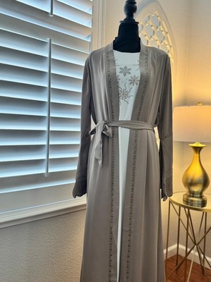 Dina Abaya - Women's Embroidered Dress, Perfect for Eid Dress, Ramadan,  Gifts | eBay