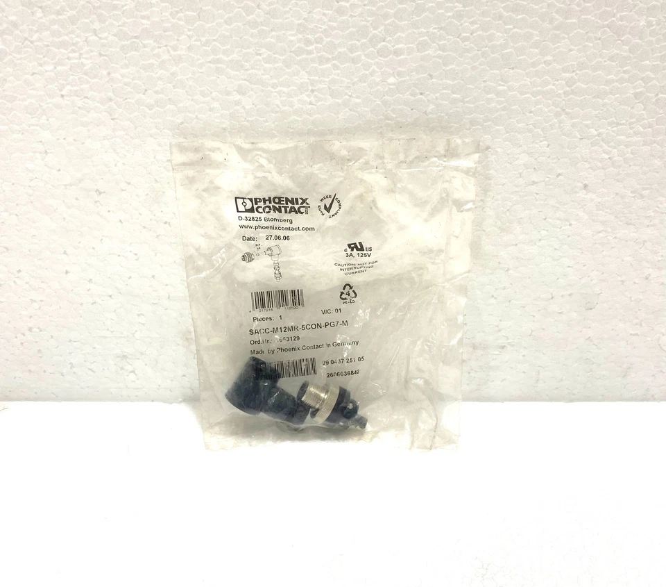 Phoenix Contact SACC-M12MR-5CON-PG7-M Connector Lot Of 10 - Image 2 of 3
