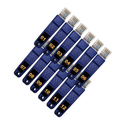 Trend Networks 6A-REM-PLUG-12 RJ45 Plug Kit, ID #1-12 Remotes, 12Pk