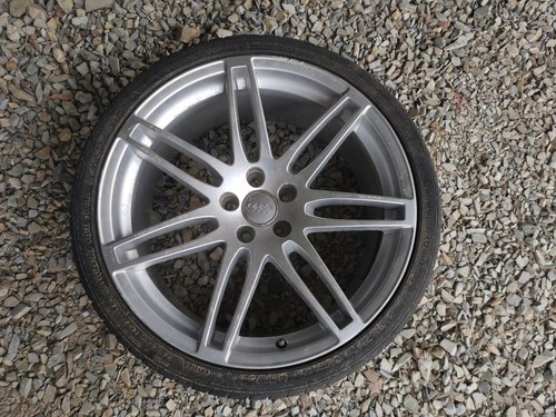AUDI TT WHEEL ALLOY FACTORY, 19X9IN, 7 TWIN SPOKE, 8J, 09/06-12/14 06 07 08 09 1