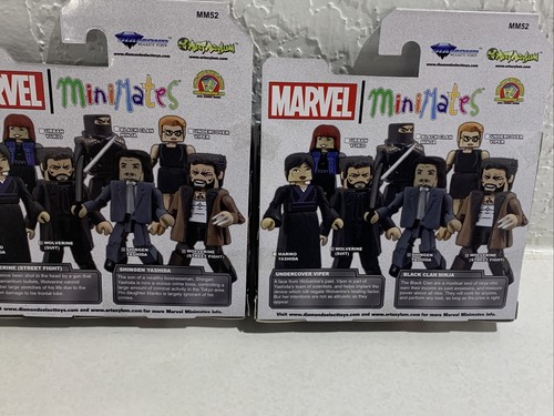 Marvel Minimates Wolverine & Shingen Yashida Viper & Black Ninja Lot Of 2 Packs - Picture 9 of 9
