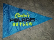 12"x18" Personalized Triangle POLARIS OUTLAW ATV Safety Whip Flag