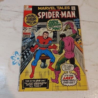Marvel Tales Spider-Man The Green Goblin Unmasked! Comic Book #29 1971