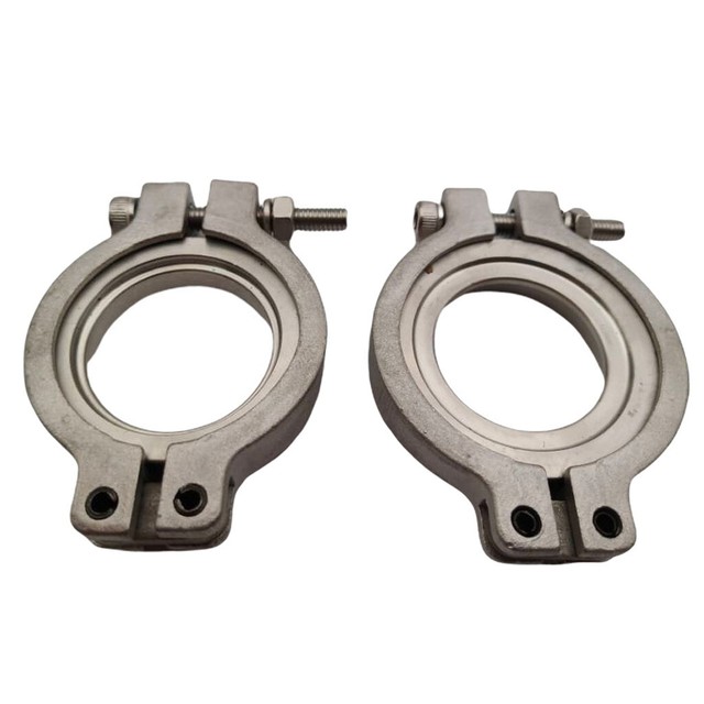 2x Wastegate VBand Clamp Turbo Set w/Screws Nuts for 38mm 1.5in
