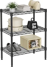 3 / 4 / 5-Tier Storage Shelving Unit Metal Wire Racks Heavy Duty Shelf Organizer