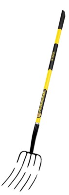 Truper 880154539 Truper 30323 Pro Manure Fork, 5-Tine, Fiberglass Handle, 10-...