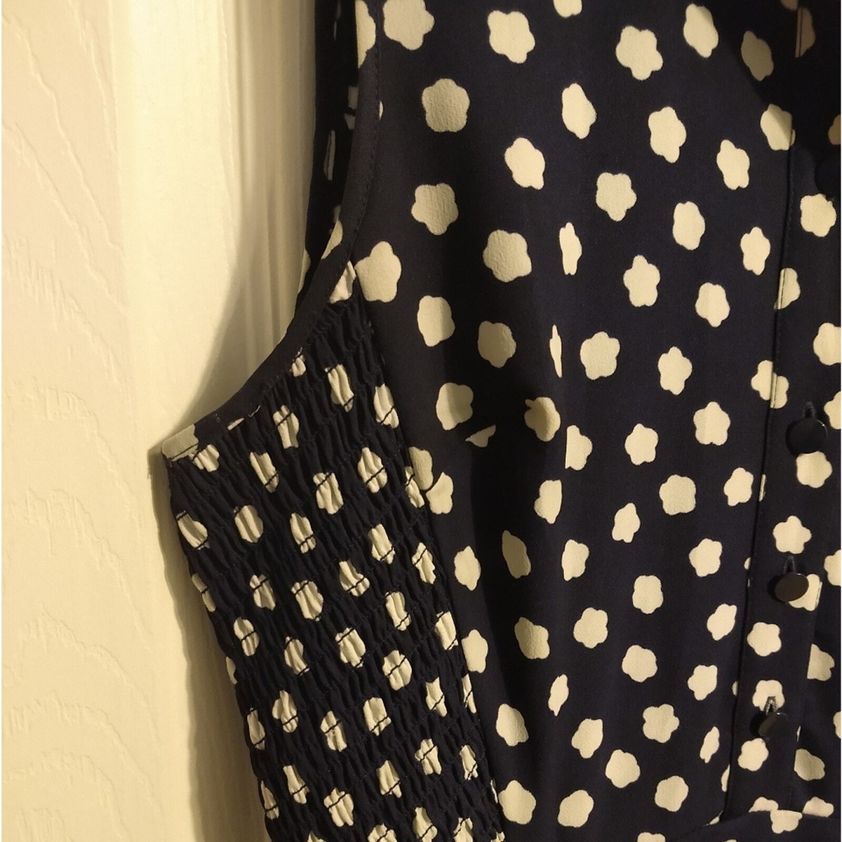 kate spade cloud dot midi dress Kate Spade Collared Cloud Dot Midi Dress Size 4
