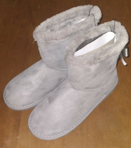 Fuzzy Furry Slipper Boots Memory Foam 