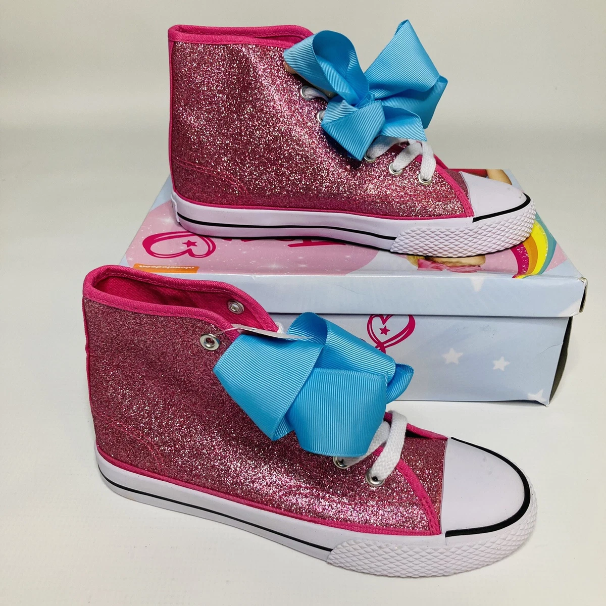 Jojo Siwa Shoes Rainbow Sparkle Shoes US size 4 | eBay