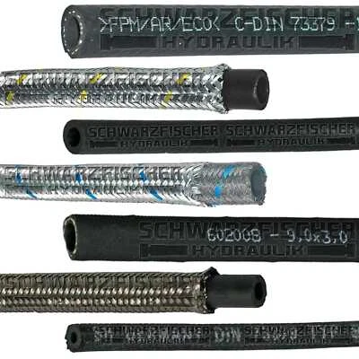 Kraftstoff Diesel Benzin ÖL Schlauch Niederdruck Silberschlauch OLN wählbar