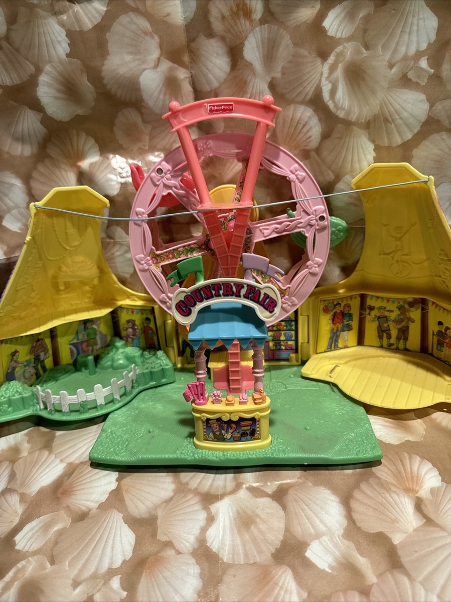 リトルファラオ⭐️一株　⭐️スイートガール3ポット 2003 Fisher Sweet Streets Country Fair Carnival Playset for sale