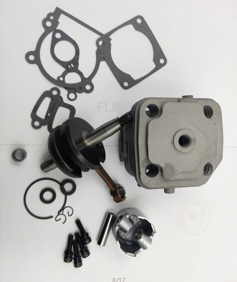 Kit de cilindros FLMLF 4 pernos 32cc actualización 36cc para motores de coche de radiocontrol de 1/5 HPI BAJA LOSI Foto 3 de 4