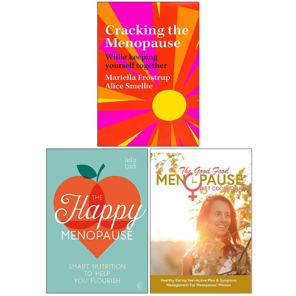 Cracking the Menopause,Happy Menopause,The Good Food 3 Books Collection Set NEW